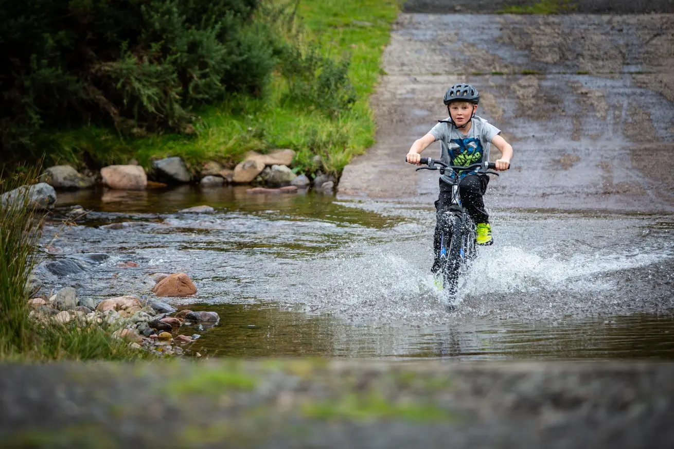 College Valley cycling